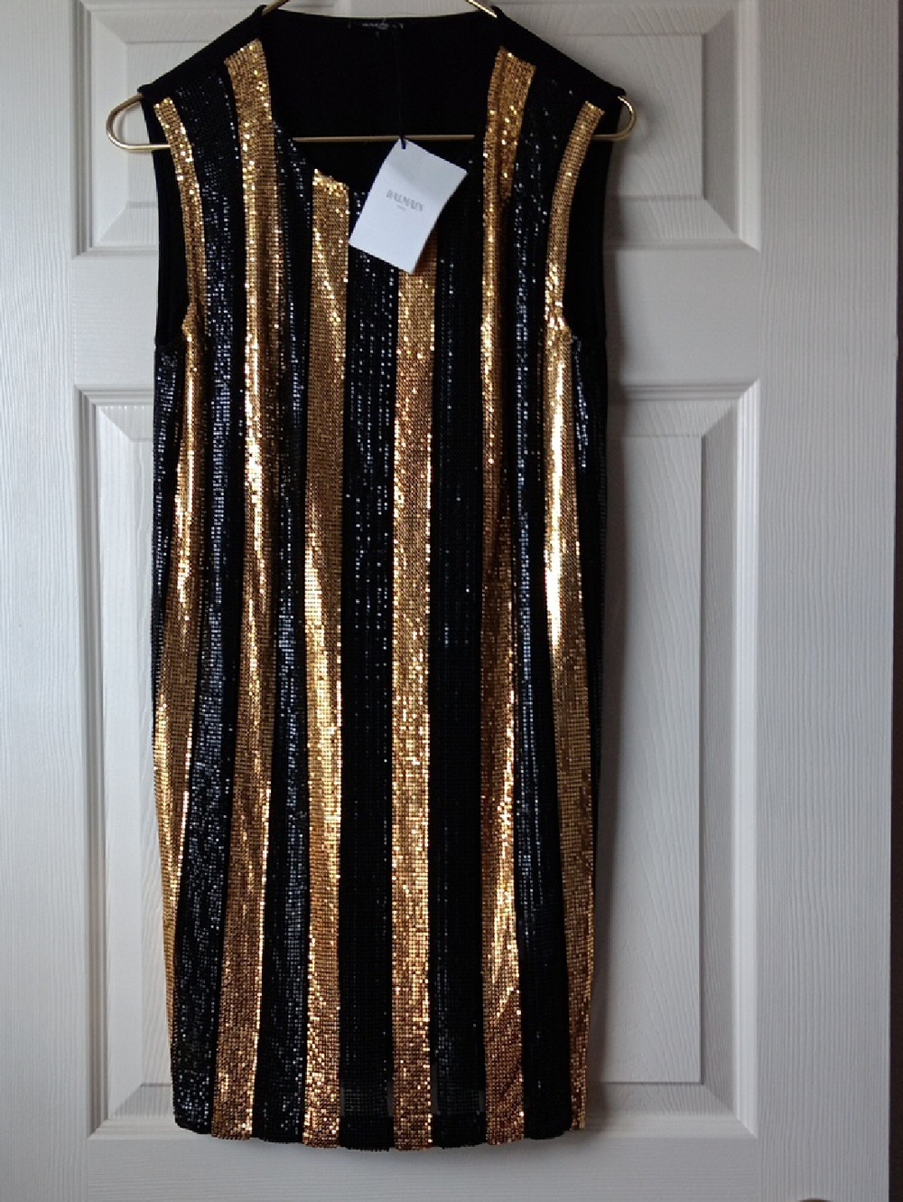BALMAIN..MINI DRESS..SIZE 34..